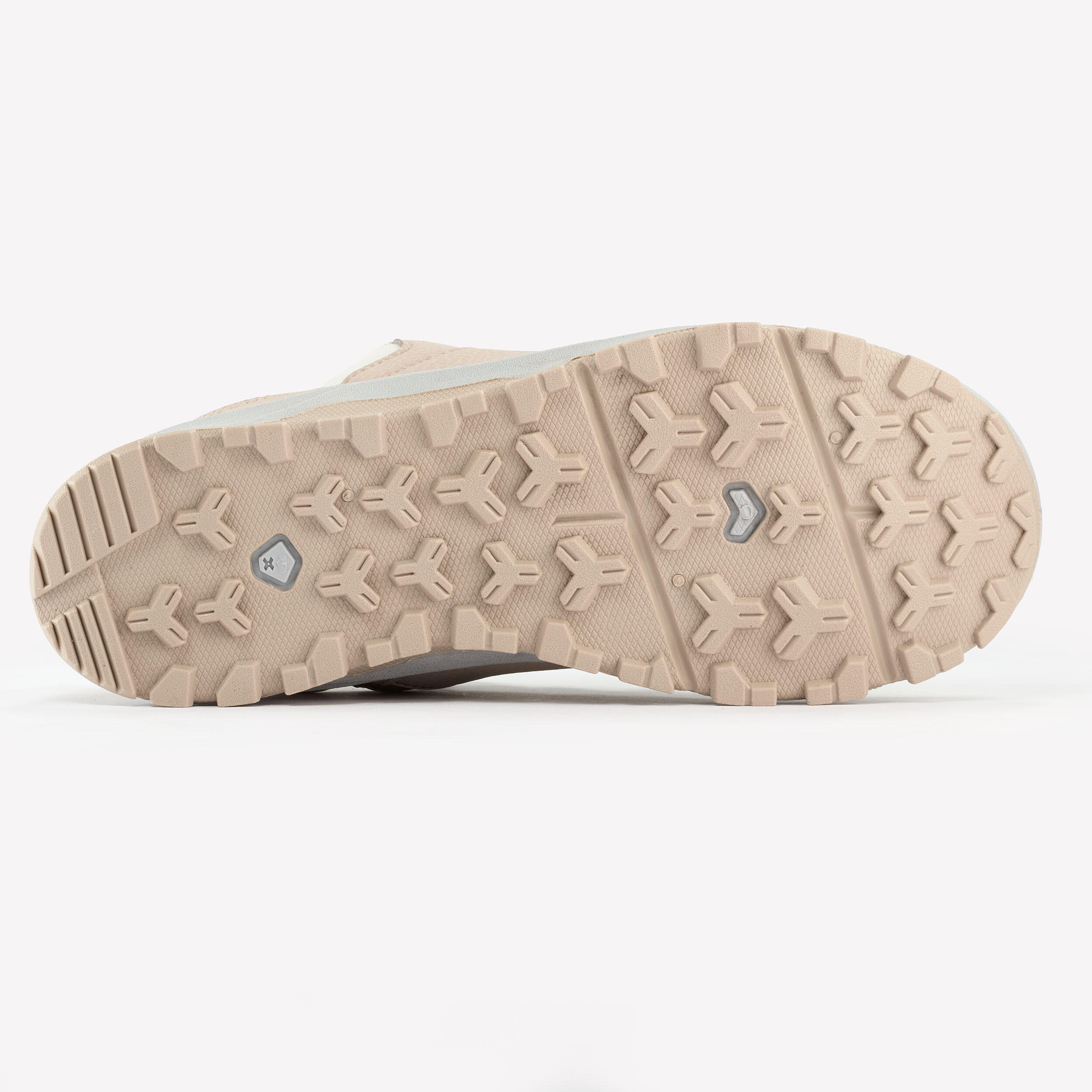 Lage wandelschoenen kinderen NH500 low vetersluiting beige/roze maat 35 tot 38 4/10
