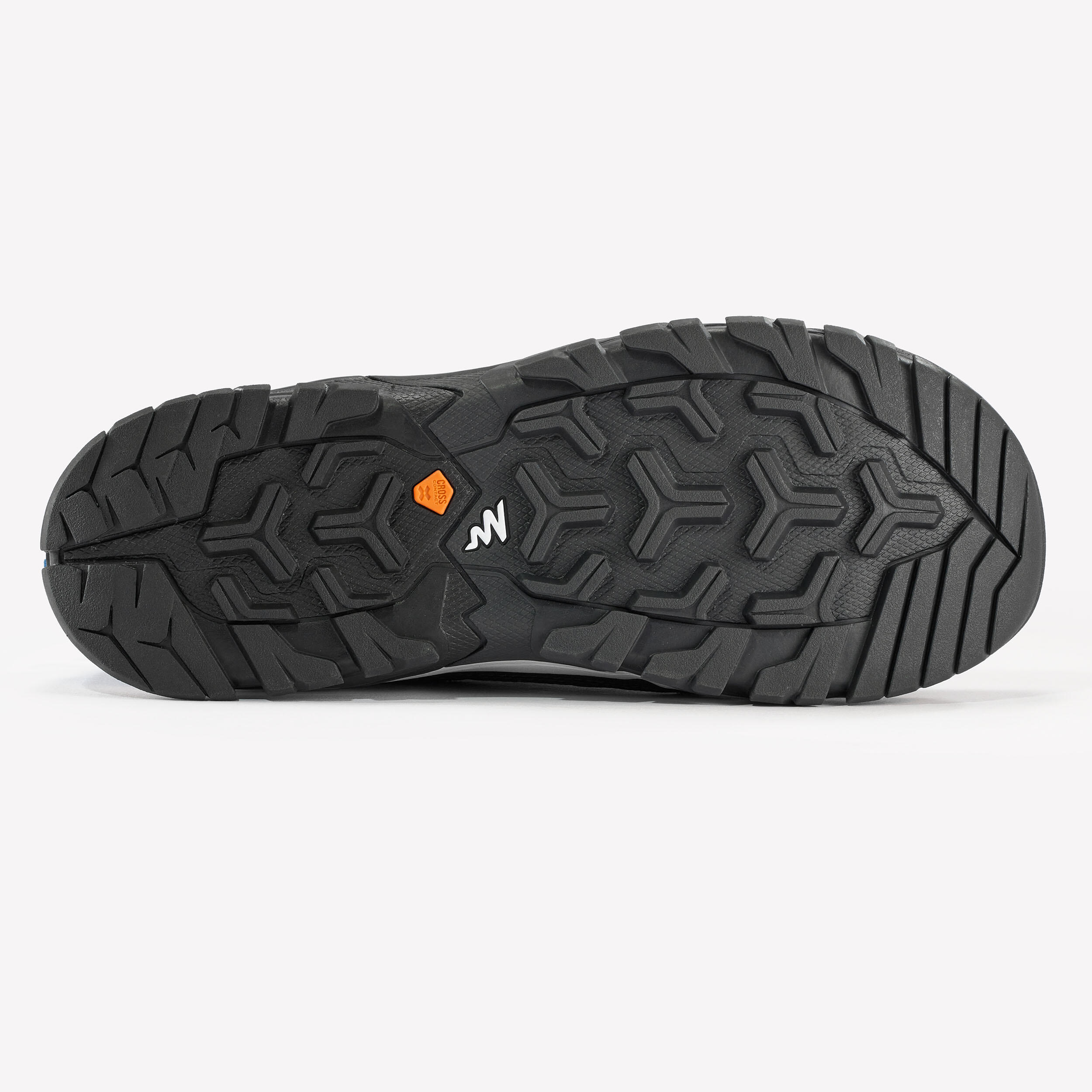 Kids’ Waterproof Lace-up Hiking Shoes - CROSSROCK UK size 2.5 - 5 - Blue 4/10