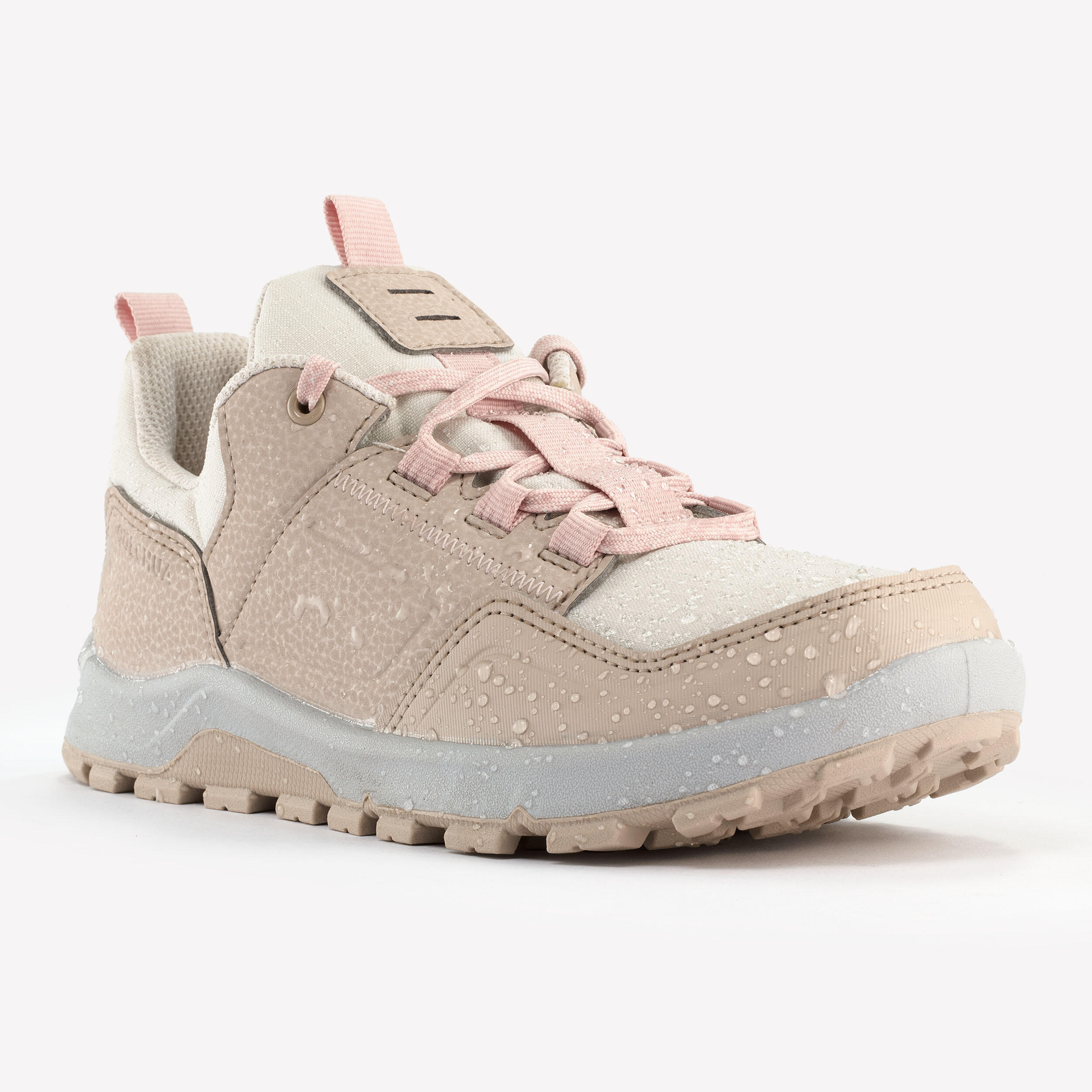 Zapatillas de montaña y trekking perlante con cordones NIños 25-38 Quechua NH500 6/10