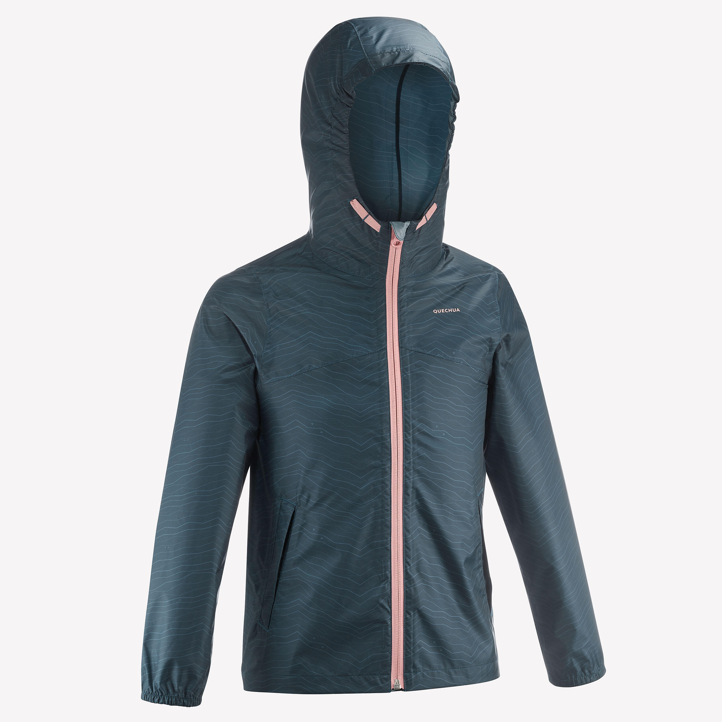 Chubasquero montaña y trekking Niños 7-15 años Quechua MH150 7/7