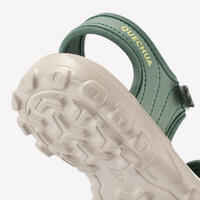 Kids’ Hiking Sandals  - NH100 - UK Kids size 6.5 to 12.5 - Khaki