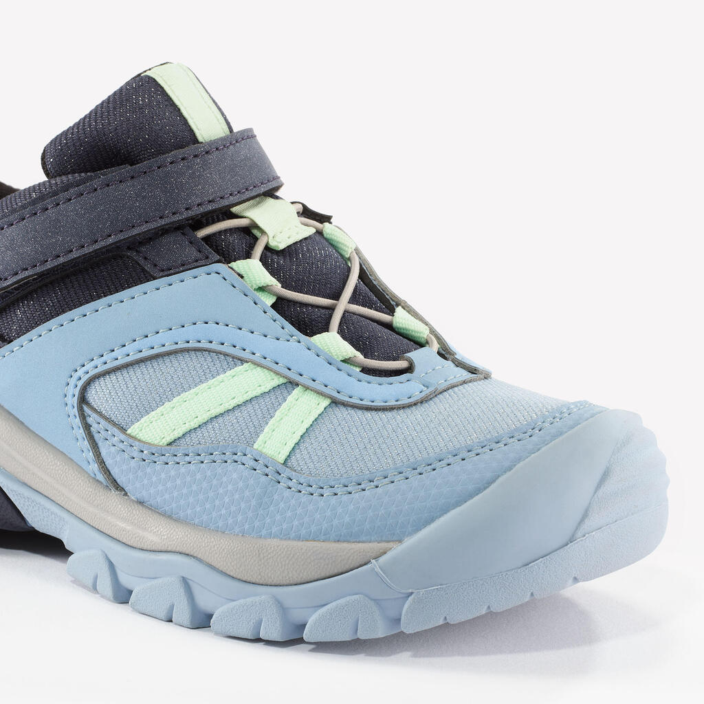 Wanderschuhe Kinder Gr. 28–34 wasserdicht - Crossrock hellblau 