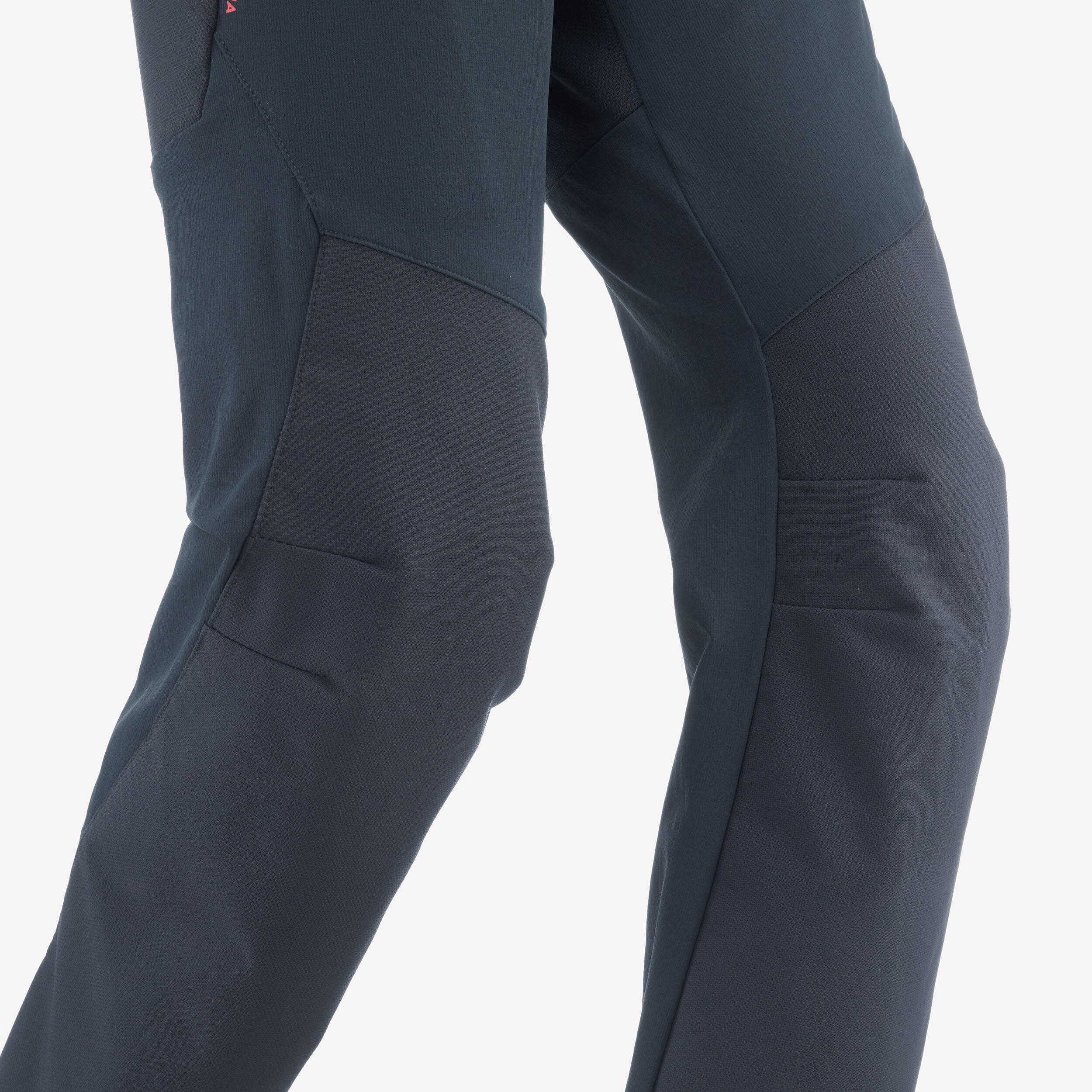Pantalon de randonnée à coquille souple enfant - MH 550 gris foncé - QUECHUA