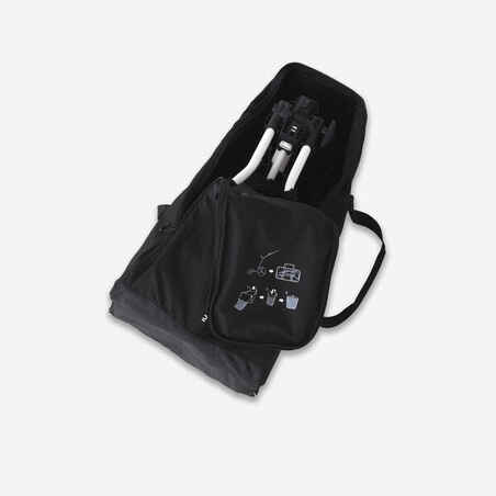 ZIPPED TROLLEY COVER BLACK