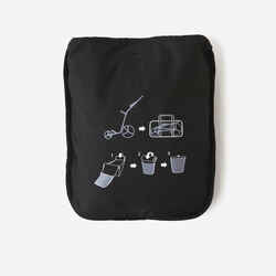 ZIPPED TROLLEY COVER BLACK