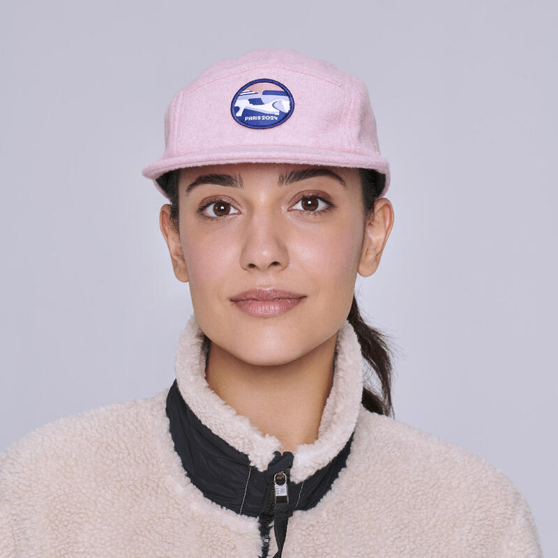 Casquette 5 panels Paris 2024 Adulte Mixte rose