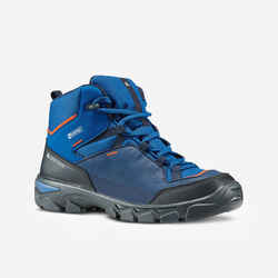 Παιδικά αδιάβροχα παπούτσια πεζοπορίας - MH120 MID μπλε - Μέγεθος 36-38