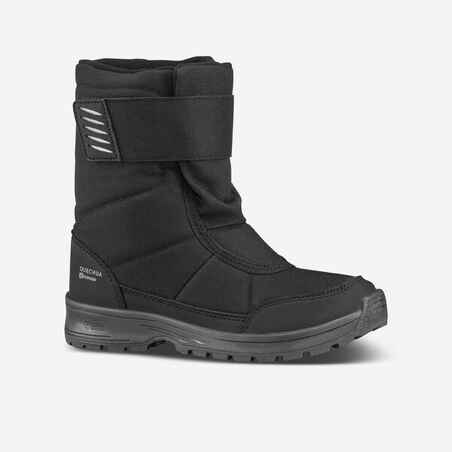 Kids’ warm waterproof snow winter hiking boots SH100