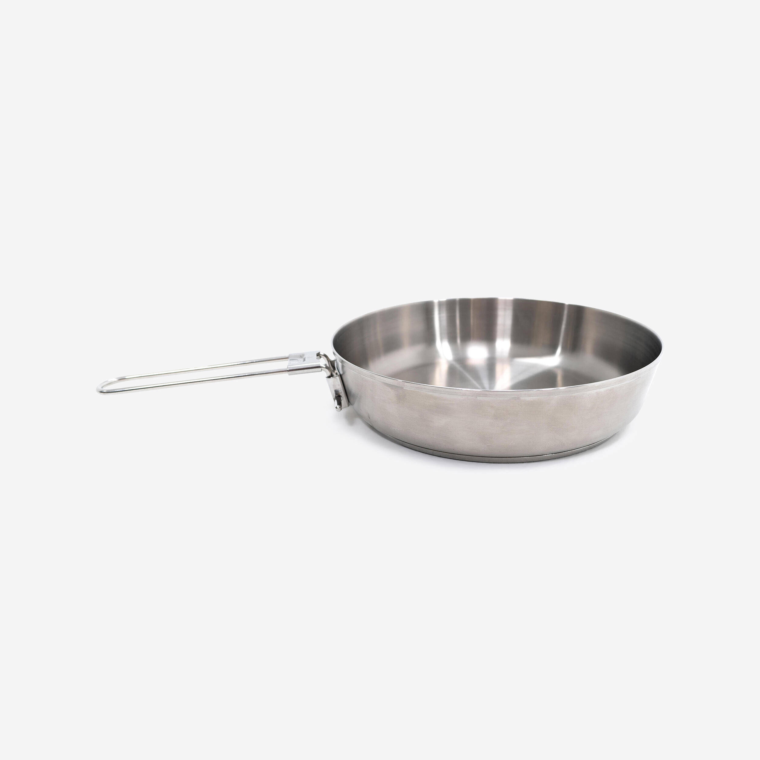 Camping Stainless Steel Frying Pan MH100 -  1