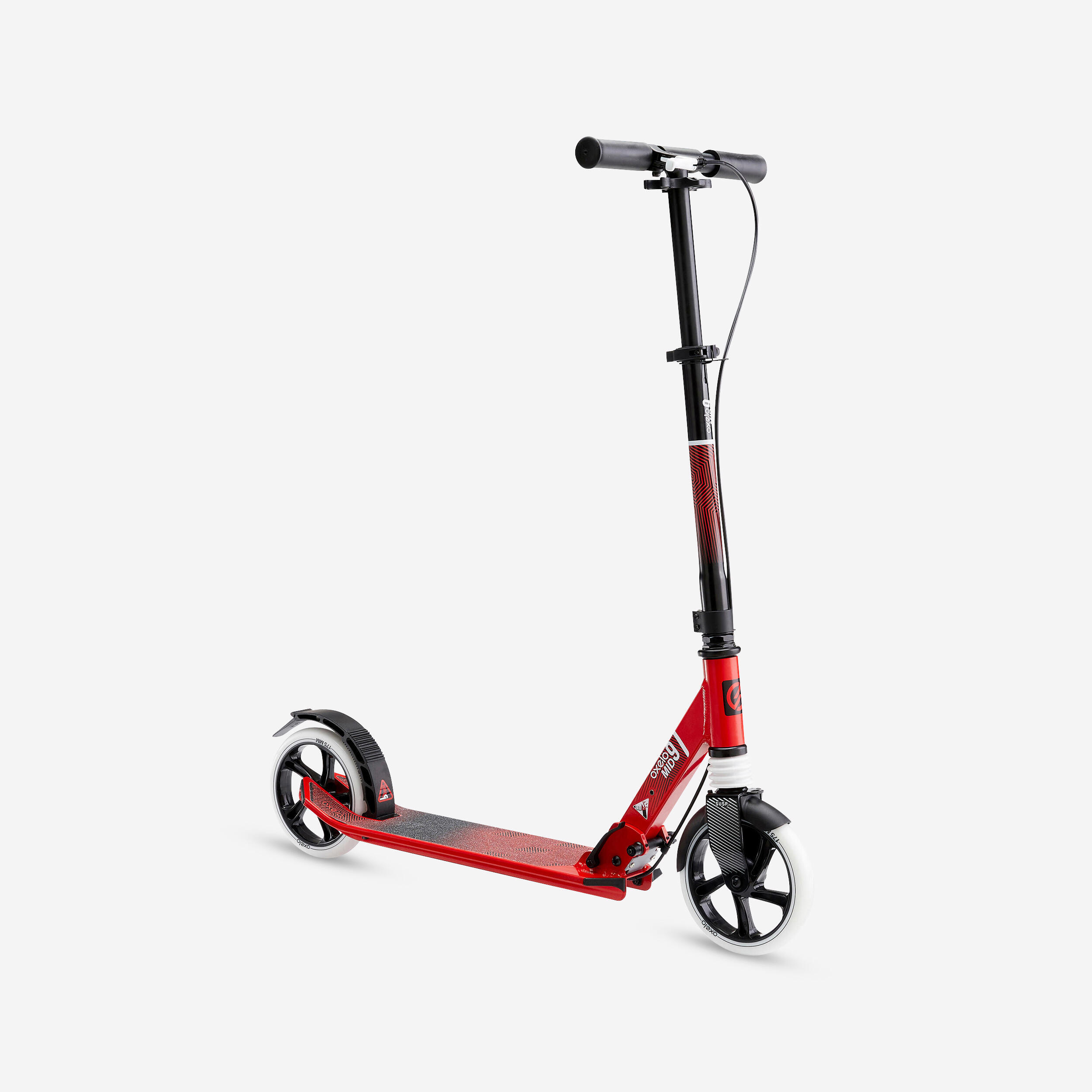 OXELO MID9 Scooter - Red