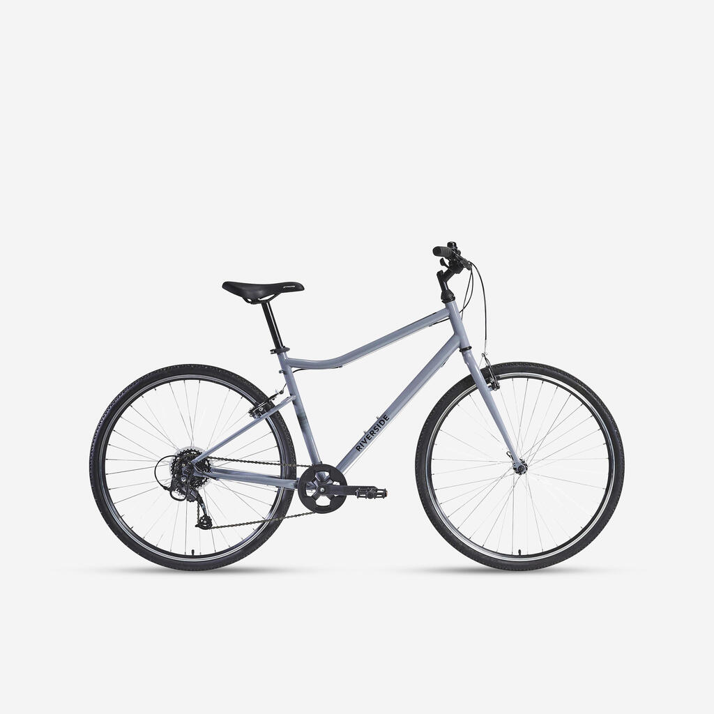 Trekingový bicykel 120 sivý