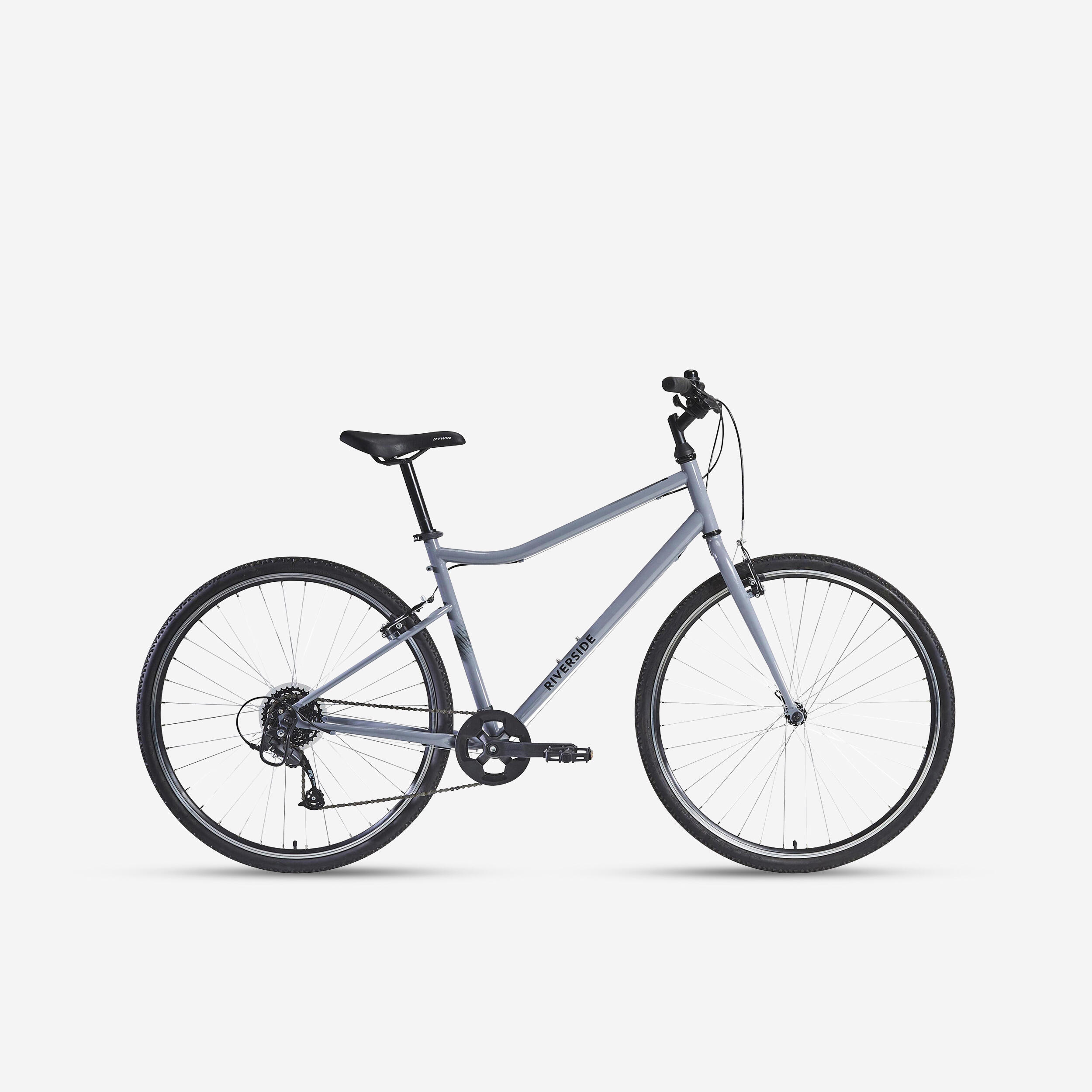 Hybrid Bike Riverside 120 - Grey 1/16