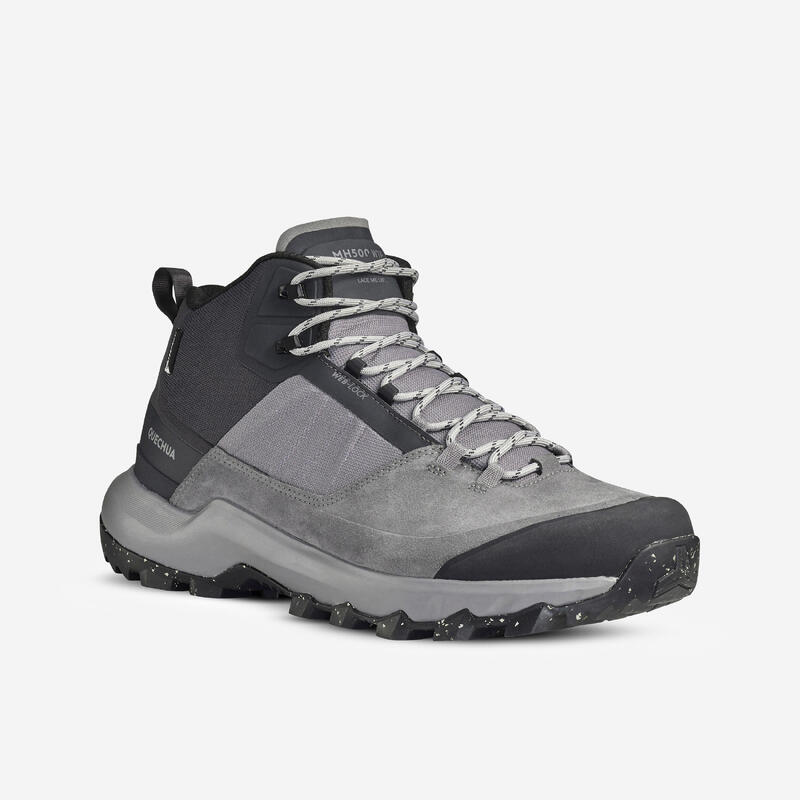 Scarpe Active outdoor uomo impermeabili nere, Sneakers Uomo