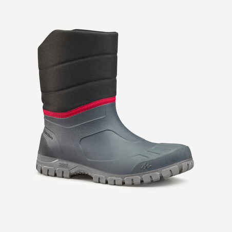 Botas térmicas de senderismo en la nieve para Hombre Quechua SH100 gris