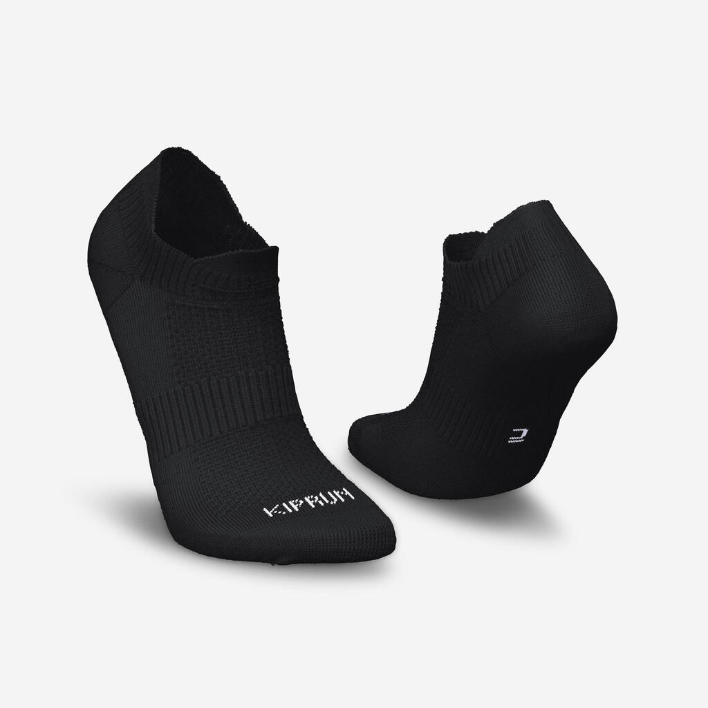 Bežecké ponožky RUN500 neviditeľné 2 páry modré