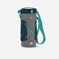 Funda Cantimplora Camping Senderismo Quechua Azul Gris Isoterma 1,2 A 1,5 L