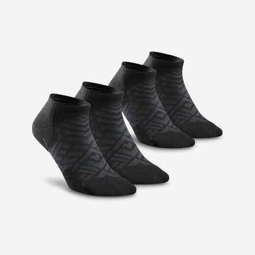 Calcetines de senderismo - Hike 500 Mid negro x2 pares