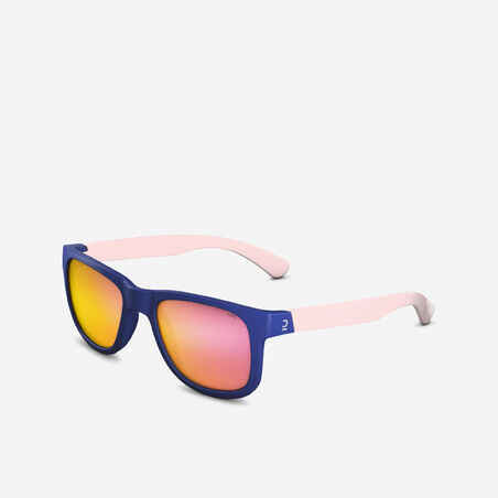 Gafas de sol cat 3 de senderismo para Niños 4-8 años Quechua MH K140 rosado