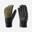 Gants de ski adulte, 100 LIGHT kaki et noir