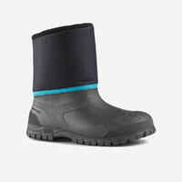 حذاء التدفئة الطويل المقاوم للماء  للأطفال للمشي لمسافات طويلة في الجليد – أزرق