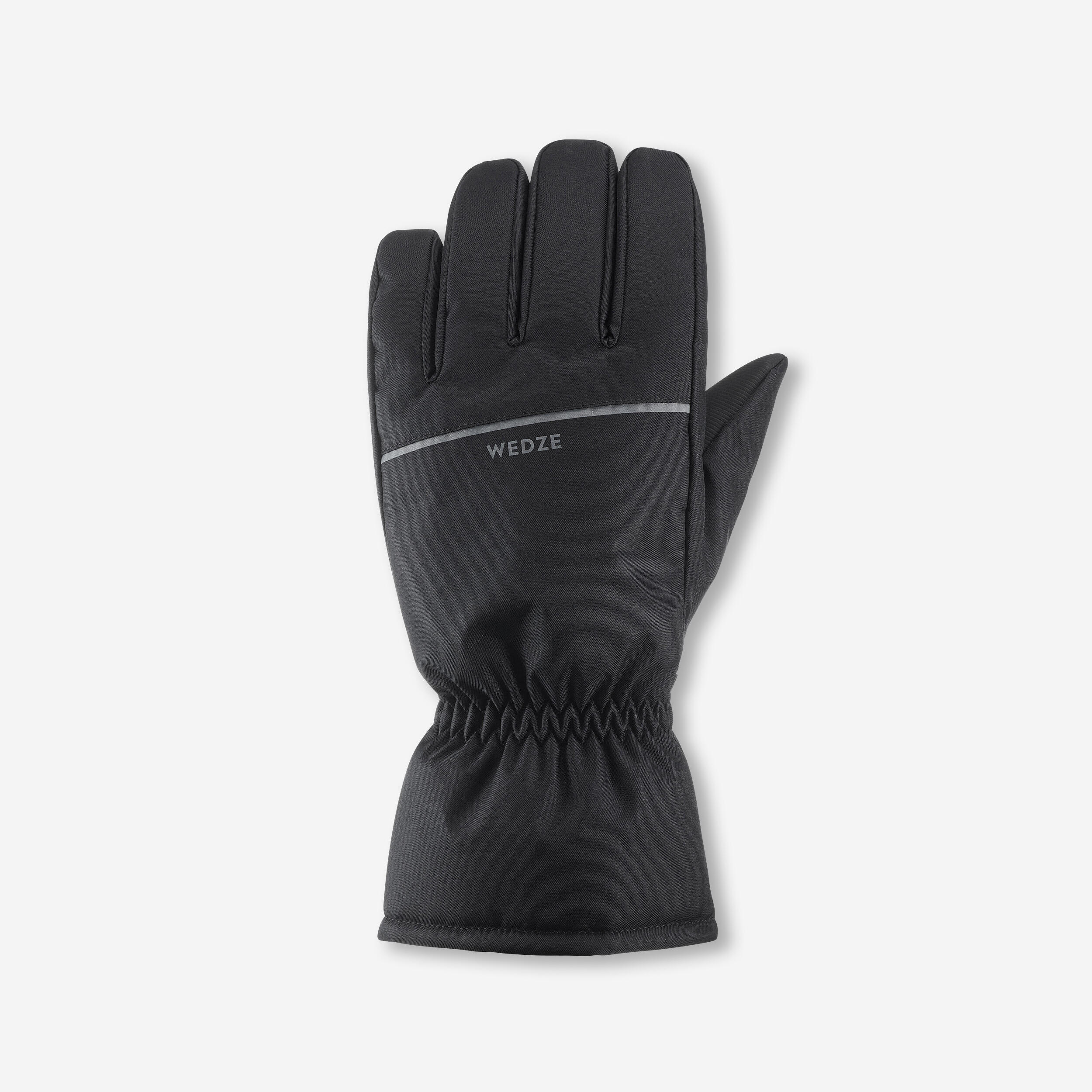 Gants de ski chauds –100 noir - WEDZE