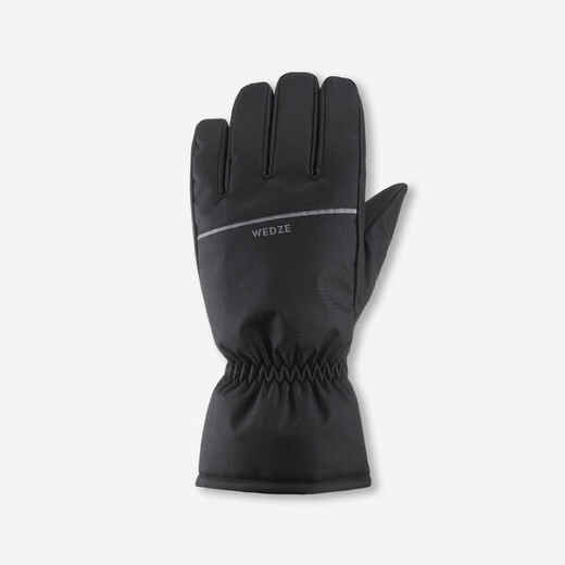 Lyžiarske rukavice 100 čierne