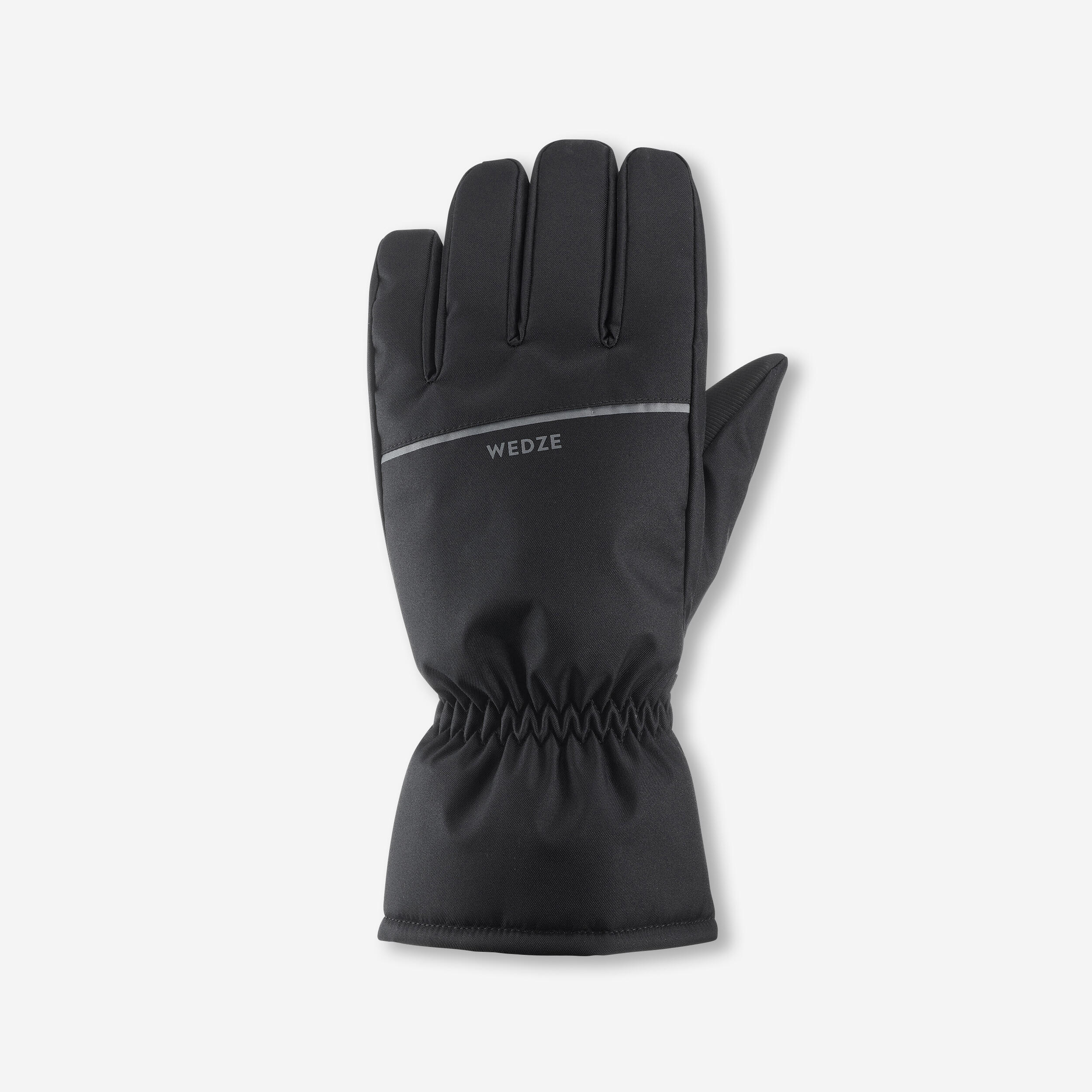 gants de ski adulte 100 - noirs - wedze