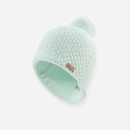 ADULT SKI HAT MADE IN FRANCE - TIMELESS - LIGHT GREEN