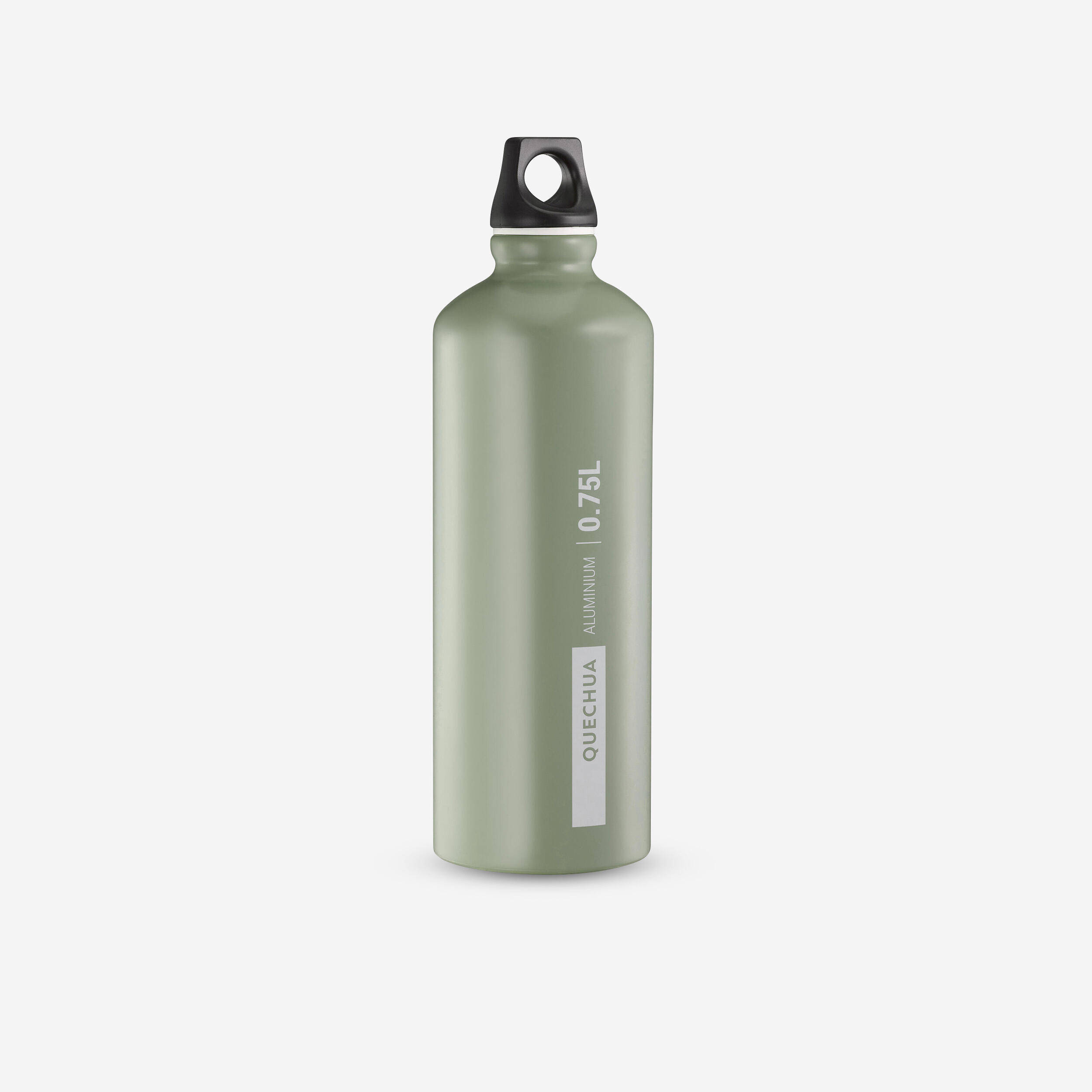 Aluminium Water Bottle with Screw Cap - 0.75 Litre Sage Green