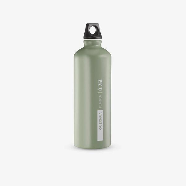 Aluminium water bottle with screw-top cap