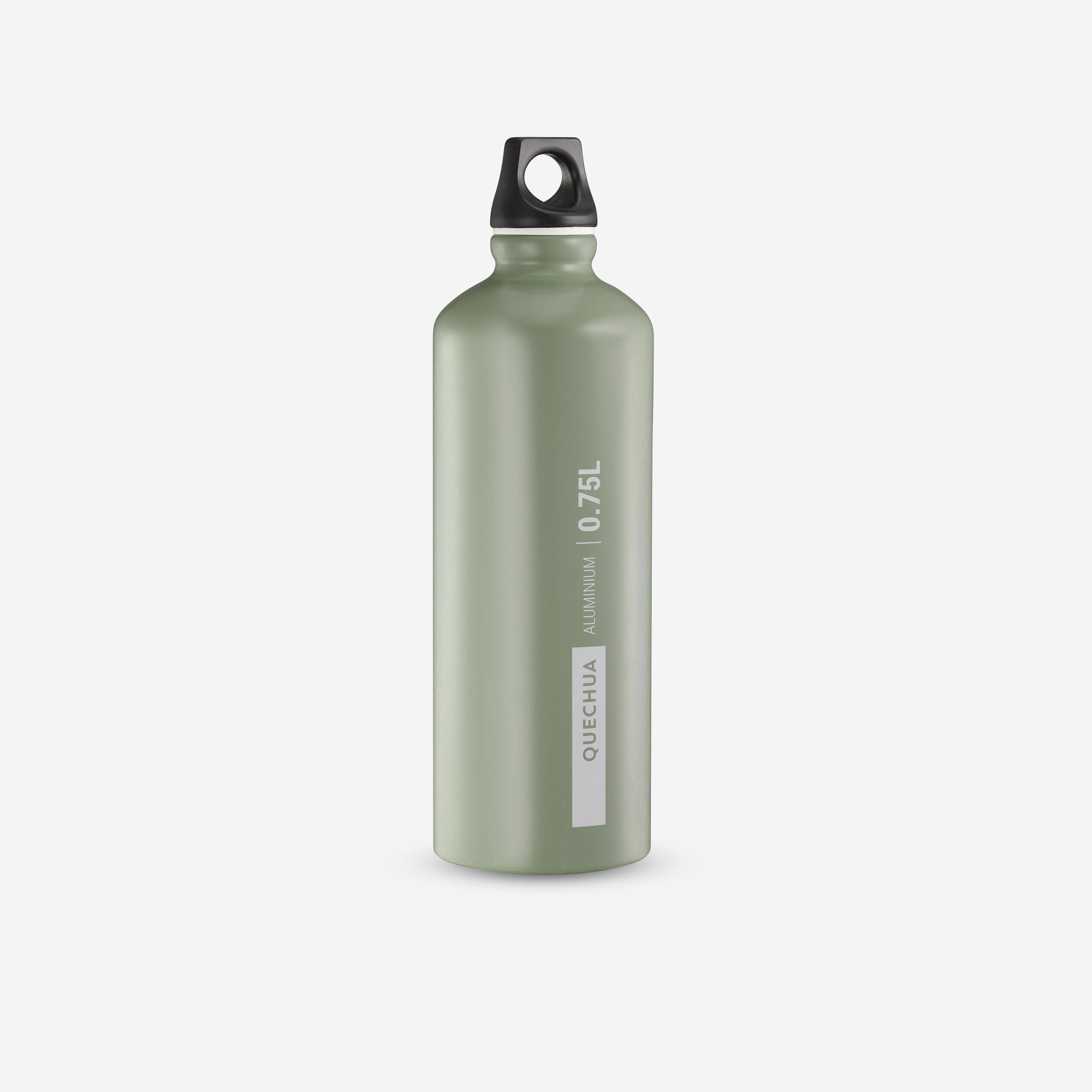 QUECHUA Aluminium Flask 0.75 L with Screw Cap for Hiking