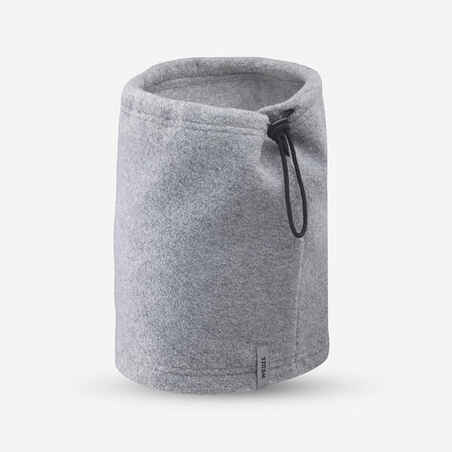 ADULT FLEECE SKI SNOOD - DRAWCORD - GREY