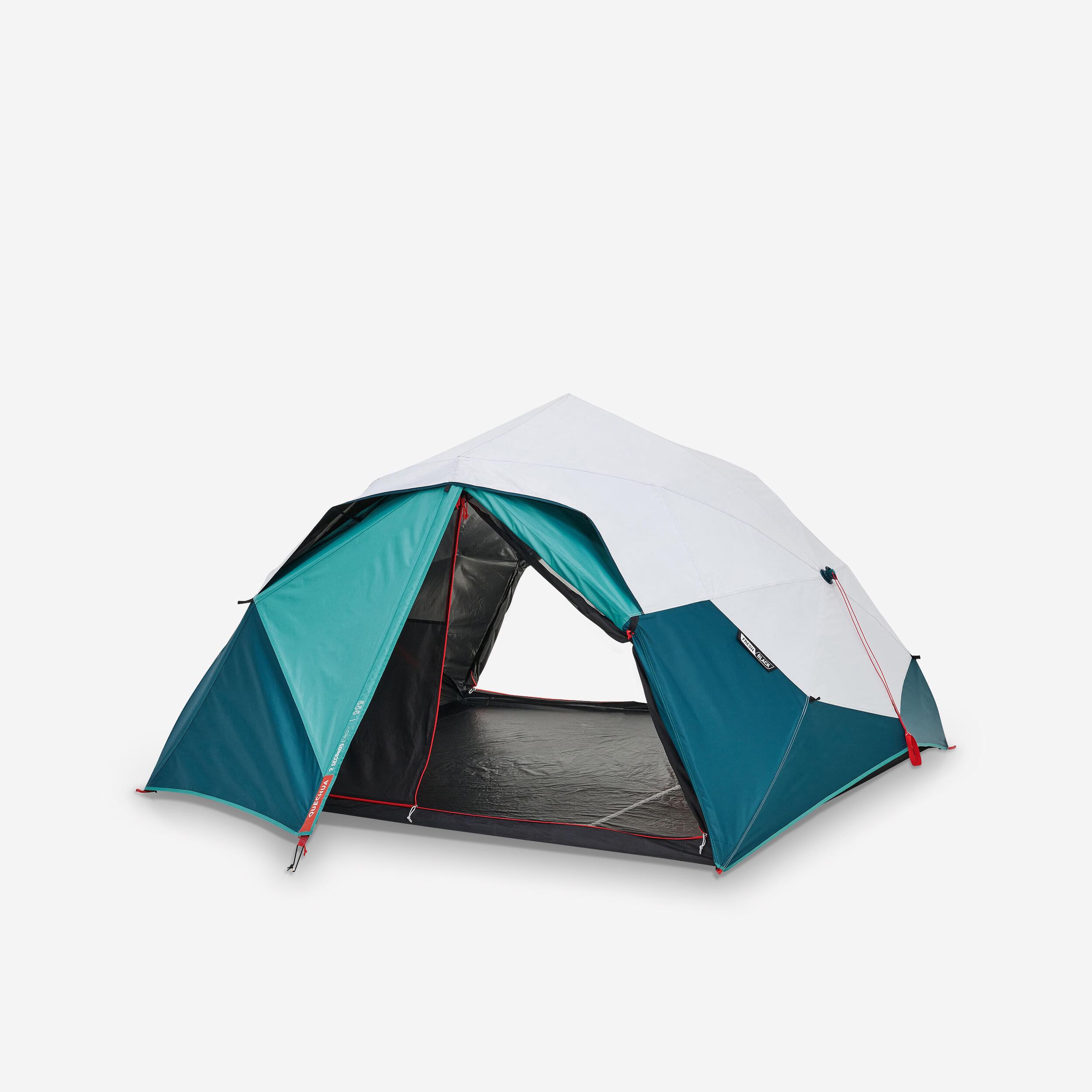 QUECHUA Camping tent 2 Seconds Easy - 3-P - Fresh&Black