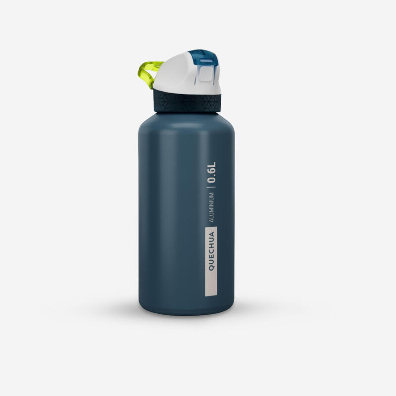 Çocuk Outdoor Pipetli Alüminyum Matara - 0,6 L - Siyah - 500