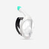 Snorkelmasker voor volwassenen Easybreath 500 met tas grijs