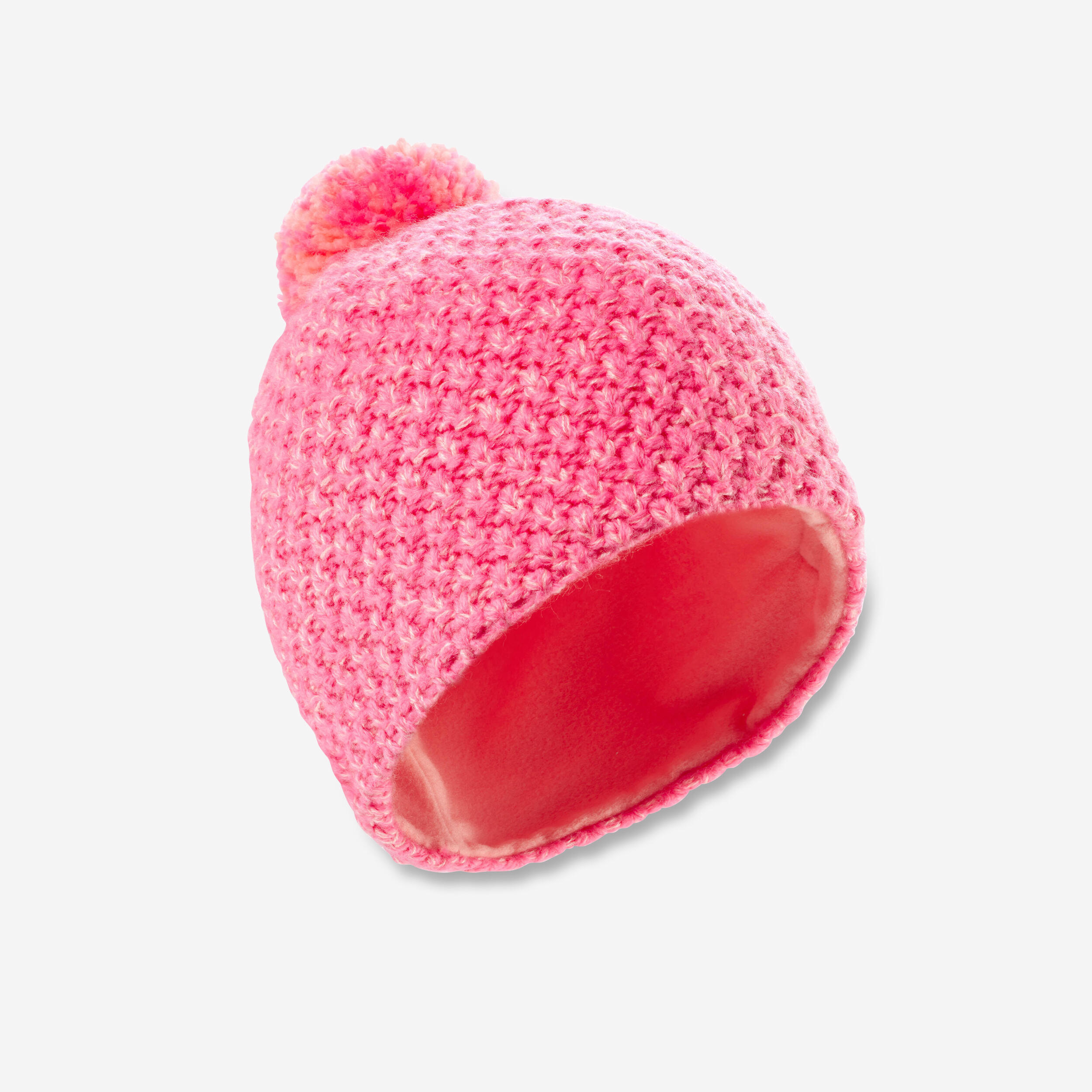 kids-ski-knit-beanie-100-pink-