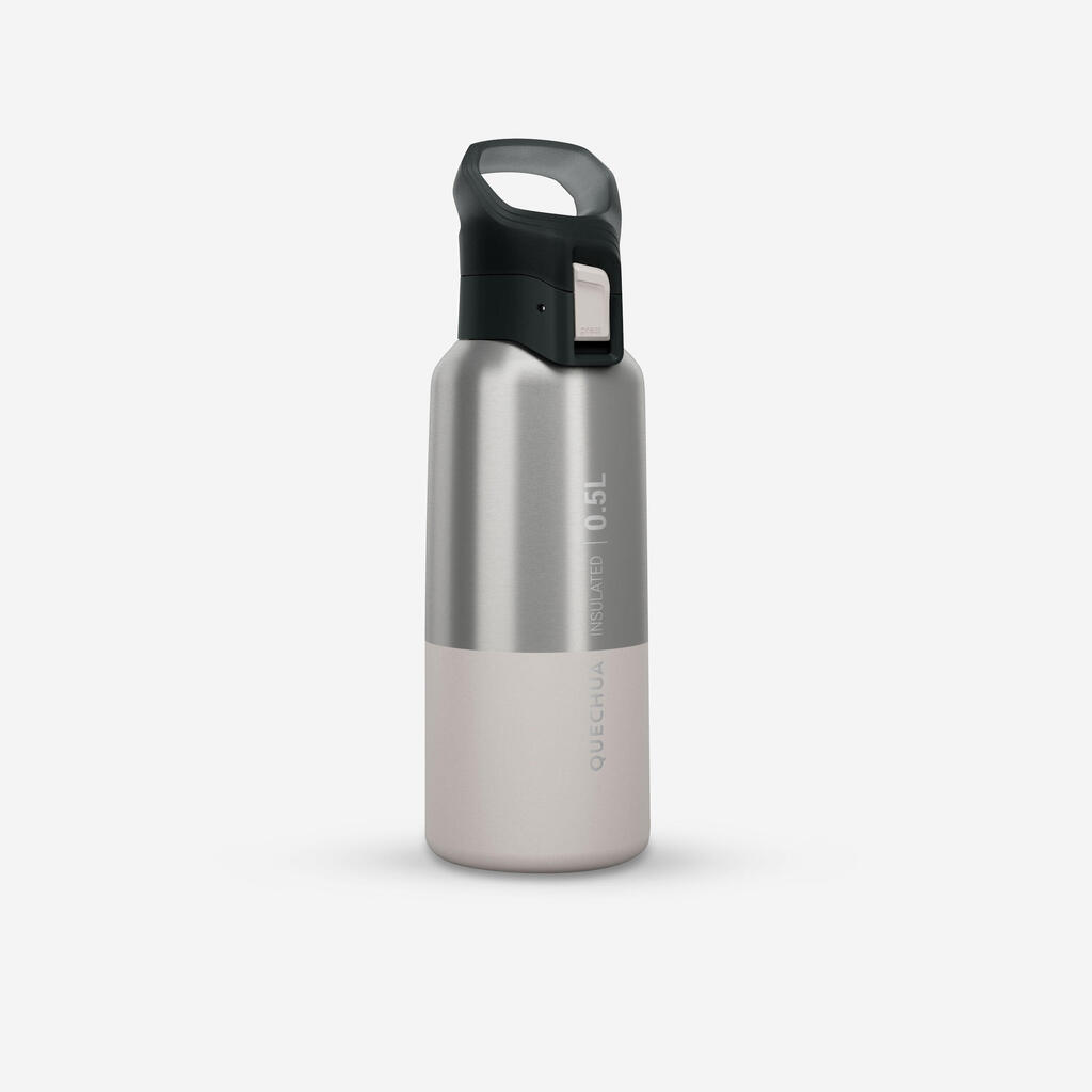 Isothermal Stainless Steel Hiking Flask MH500 0.5 L White