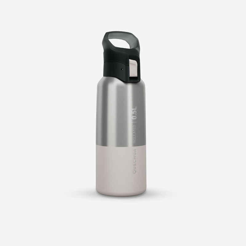 Isothermal Stainless Steel Hiking Flask MH500 0.5 L White