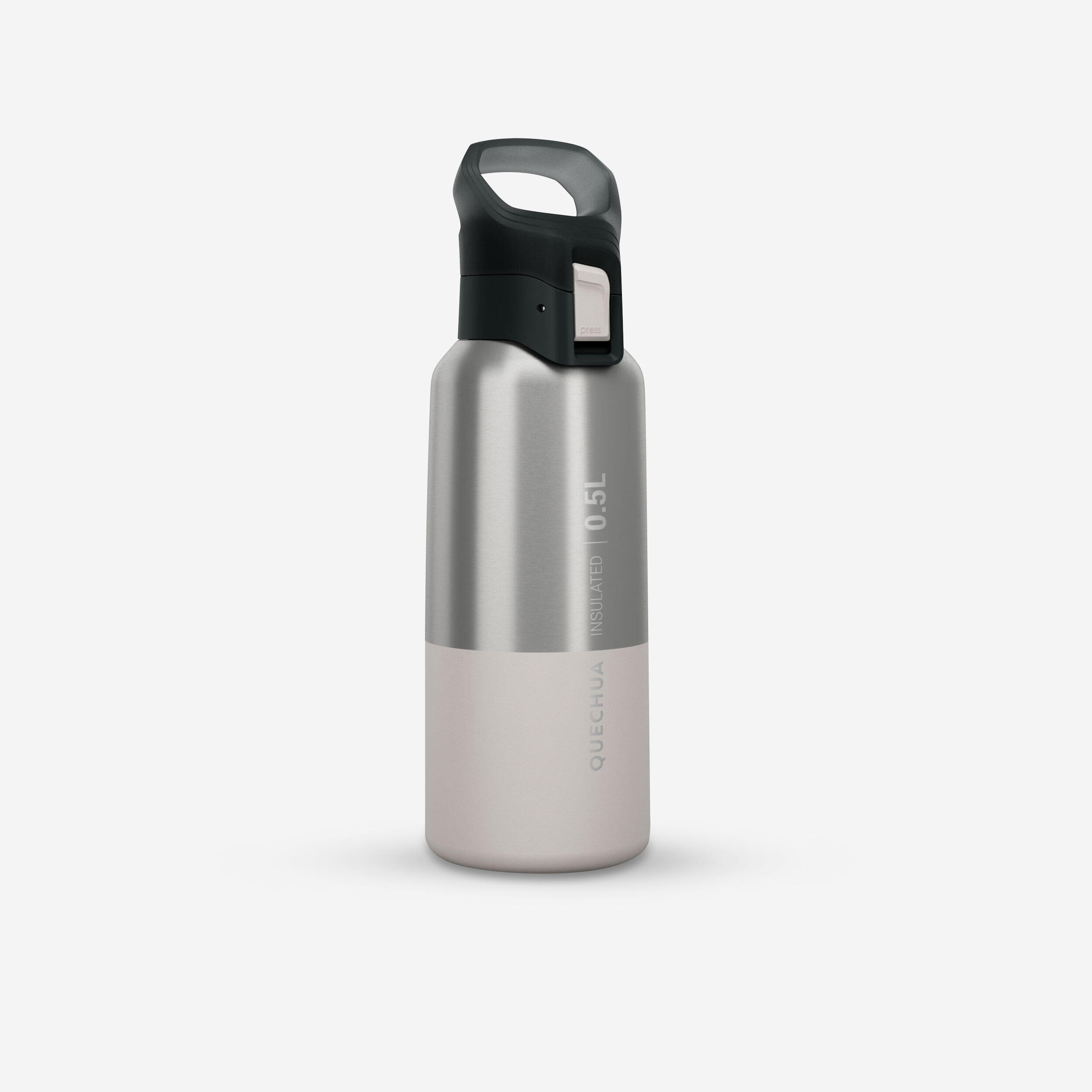 Isothermal Stainless Steel Hiking Flask MH500 0.5 L White 1/12