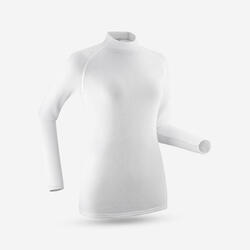 Sous-vêtement thermique de ski chaud et confort femme, BL100 haut Blanc