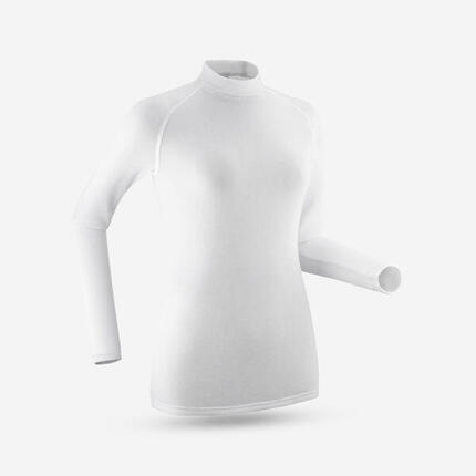 Sous-vêtement thermique de ski chaud et confort femme, BL100 haut Noir