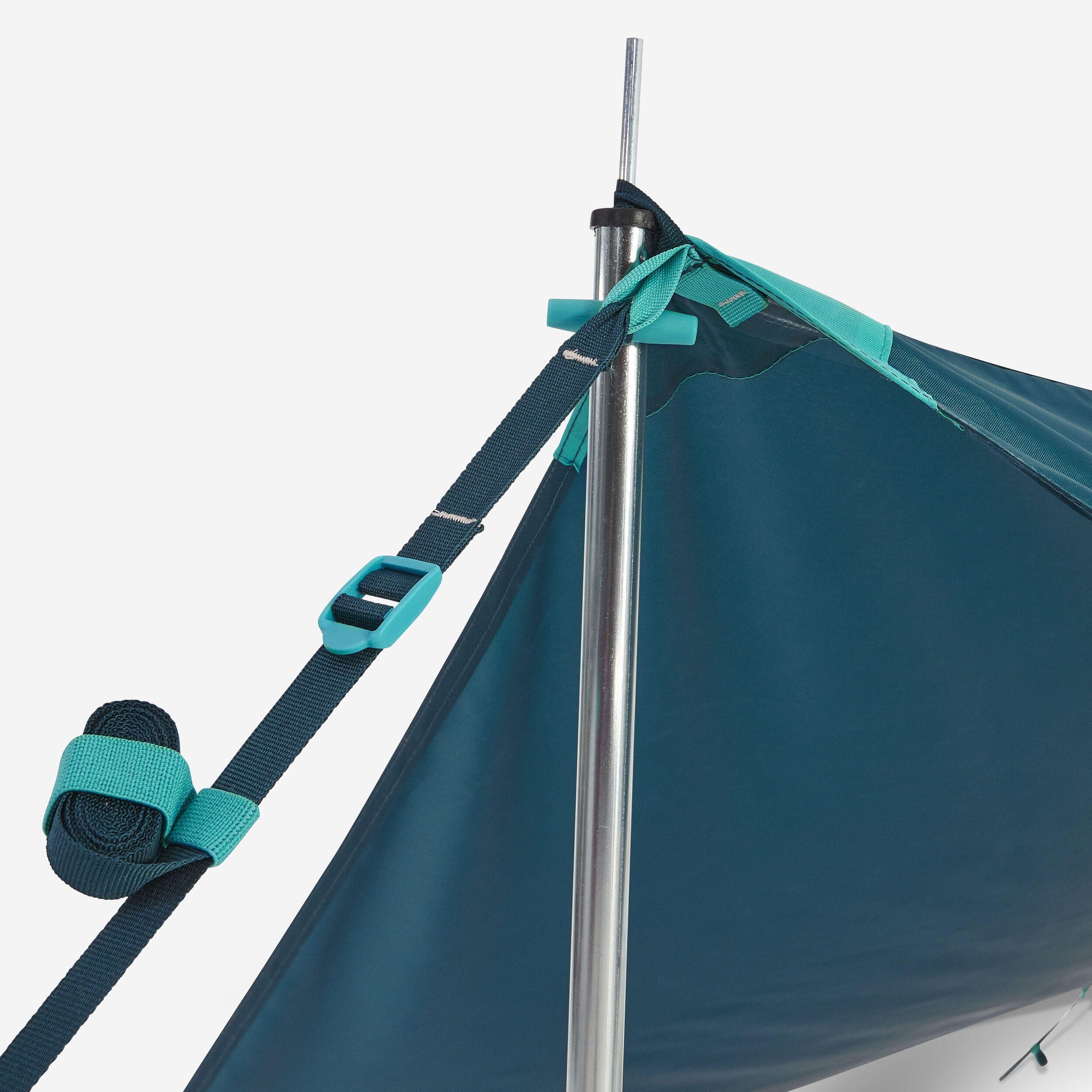 Quechua - Réparation Pour Hauban - Tarp De Camping Quechua - Hauban De Tente - Sav Sports Montagne / Marche Sportive - Bleu-vert - Taille Unique -
