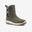 Women's warm waterproof snow hiking boots - SH500 leather