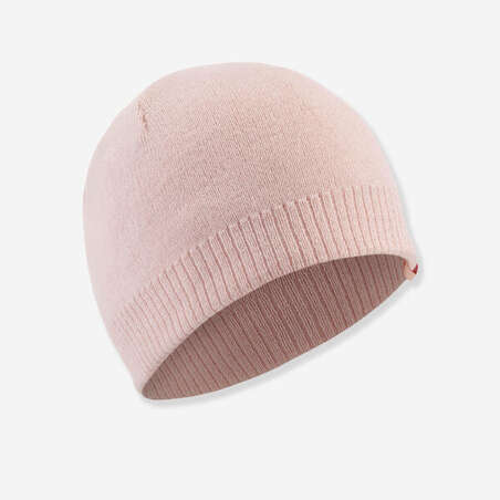 BONNET DE SKI ADULTE - SIMPLE - ROSE PALE