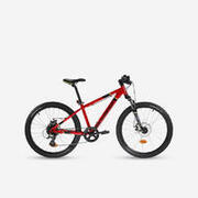 Mountainbike Kinderfahrrad 24 Zoll Rockrider ST 900 rot 