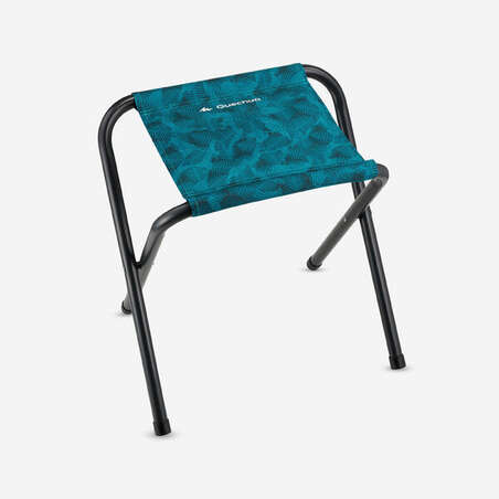 Tabouret pliant de camping bleu