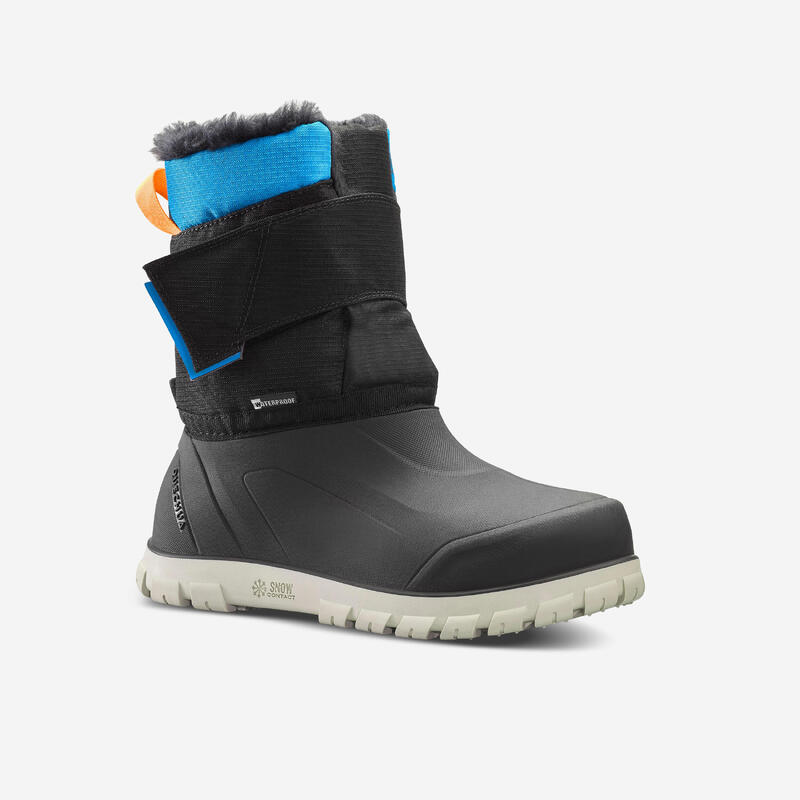Kids’ warm waterproof snow hiking boots SH500 - Velcro Size 7 - 5.5