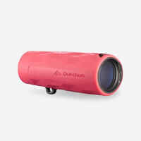 Children’s non-adjustable hiking monocular - MH M100 - X6 enlarging pink