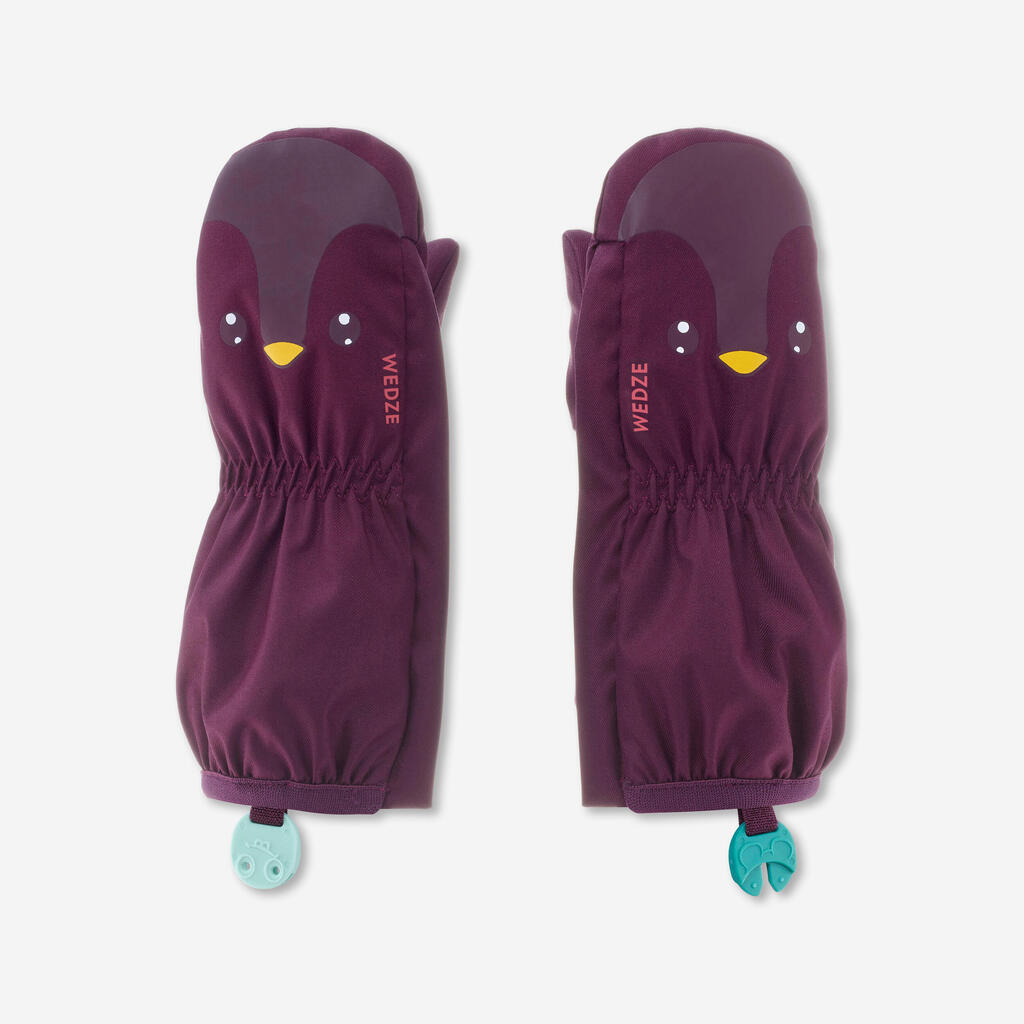 Baby Ski Mittens - 500 Warm - Purple