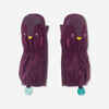 Mazuļu slēpošanas dūraiņi “Warm Lugiklip”, purpura